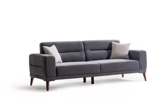Ada Triple Sofa Gray