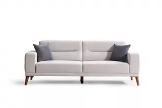 Ada Triple Sofa Cream