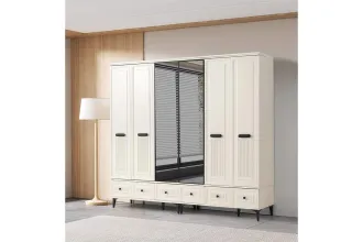 Alaska 6-Doors Wardrobe
