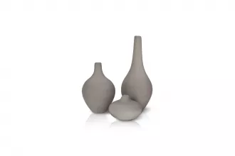 Artemis Ceramic Object 3 Pieces Grey TLS207