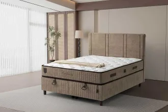 California Mattress-Bedbase-Headboard Set