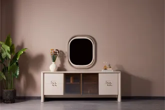 Clara Console + Mirror