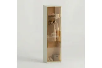 Dora 1-door Wardrobe Wıth Glass Doors - Gd 9