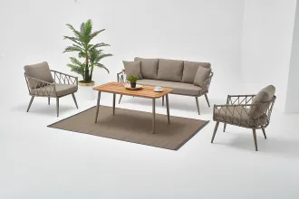 Doria Garden Set 3+1+1+Coffee Table