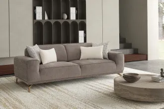 Flora Triple Sofa Antrasit