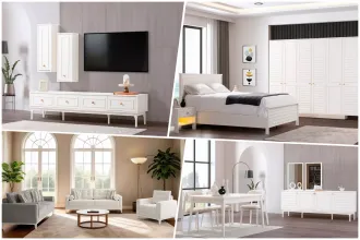 ider Mobilya Quadruple Wedding Pack - İnci