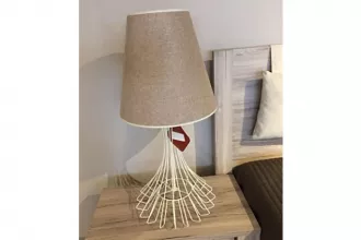 Small White Table Lamp Dnt-01
