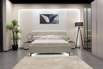 Lotus Walnut Bedstead