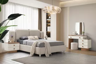 Maldiv Bazalı Karyola + Başlık