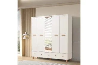 Nice 5-Doors Wardrobe