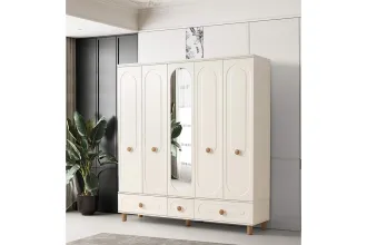Perla 5-Doors Wardrobe