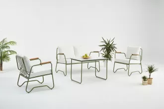 Plazzo Garden Set 2+1+1+Coffee Table
