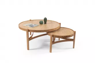 Ren Coffee Table Oak - Oak KD-6007-M