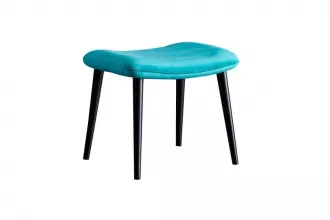 Roma Armchair Pouff Blue
