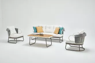 Simon Garden Set 2+1+1+Coffee Table