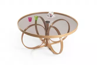 Tokyo Coffee Table Beech - Bronze Glass KD-1005-K