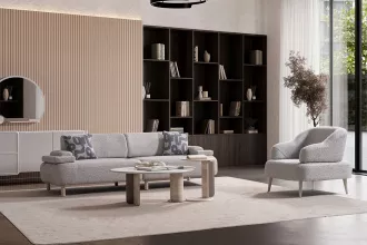 Vespa Sofa Set 3+3+1