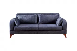 Vesta Triple Sofa Dark Blue