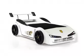 Woody Car Bedframe White