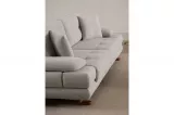 Akasya Triple Sofa Cream