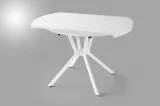 Bade Kitchen Table White 73x120