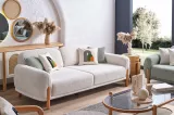 Begonvil Triple Sofa Cream
