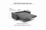 Bella Double Sofa Bed