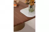 Bueno Coffee Table White Brass TB-322