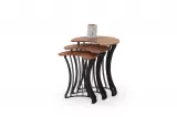 Carmen Nesting Table Black TB-415