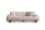 Charme Triple Sofa Cream