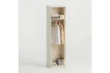 Dora 1-Door Wardrobe with Glass Doors - GD 9
