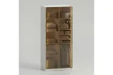 Dora 2-door Wardrobe Wıth Glass Doors - Gd 6