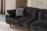 Dora Triple Sofa Antrachite