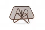 Dubai Coffee Table Walnut - Bronz Glass KD-1018-C
