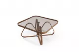 Dubai Coffee Table Walnut - Bronz Glass KD-1018-C