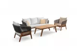 Dulong Garden Set 3+1+1+Coffee Table