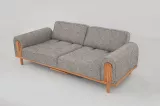 Fora Triple Sofa Gray