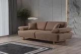 Loft Triple Sofa Brown