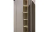 Lotus Walnut Single-door Wardrobe