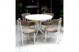 Meriç Kitchen Table Set White - White 1