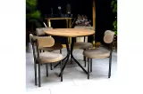 Meriç Kitchen Table Set Black - Atlantic Pine