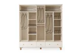 Nice 5-Doors Wardrobe