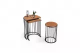 Nova Nesting Table Black Walnut TB-241