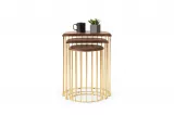 Nova Nesting Table Gold TB-399