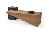 Pablo Coffee Table Walnut - Black TB-372