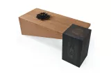 Pablo Coffee Table Walnut - Black TB-372