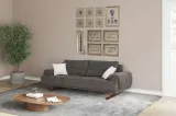 Palermo Sofa Set Wood Leg