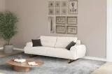 Palermo Sofa Set Wood Leg