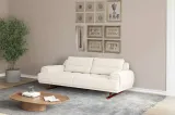 Palermo Sofa Set Wood Leg