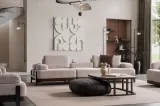 Rina Sofa Set - Wooden Leg